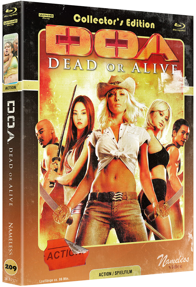 DOA: Dead or Alive (4K UHD+Blu-Ray) - Cover C - Mediabook - Limited 333 Edition