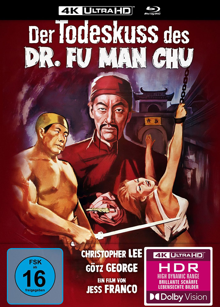 Der Todeskuss des Dr. Fu Man Chu (4K UHD+Blu-Ray) - Mediabook - Limited Edition