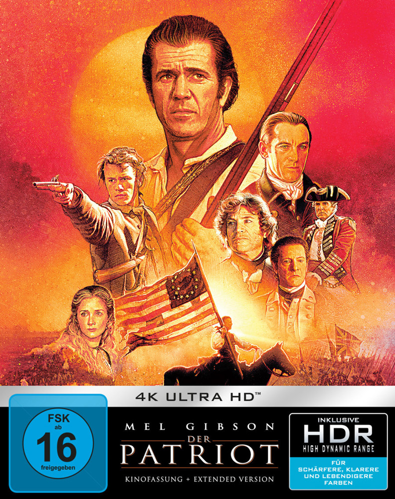 Der Patriot (4K UHD) (2Discs) - Extended Version & Kinofassung - Limited SteelBook Edition