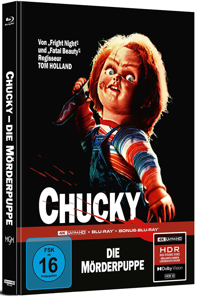 Chucky - Die Mörderpuppe (4K UHD+2Blu-rays) - Cover A - Mediabook - Limited Edition