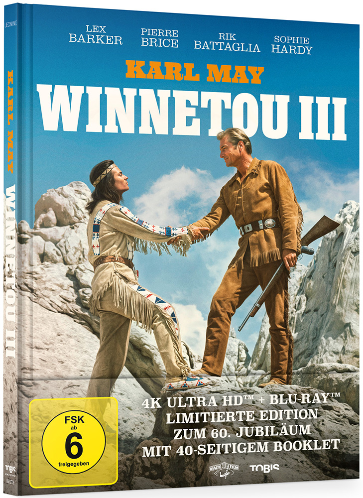 Winnetou III (4K UHD+Blu-Ray) - Mediabook - Limited Edition Winnetou III (4K UHD+Blu-Ray) - Mediabook - Limited Edition