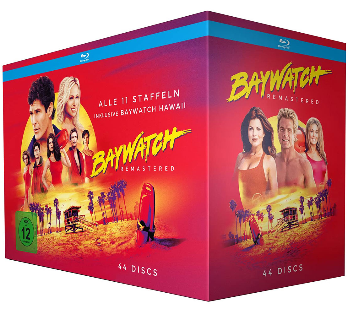 Baywatch HD - Komplettbox (Staffel 1-9 inkl. Baywatch Hawaii HD) (Blu-Ray) (44Discs)