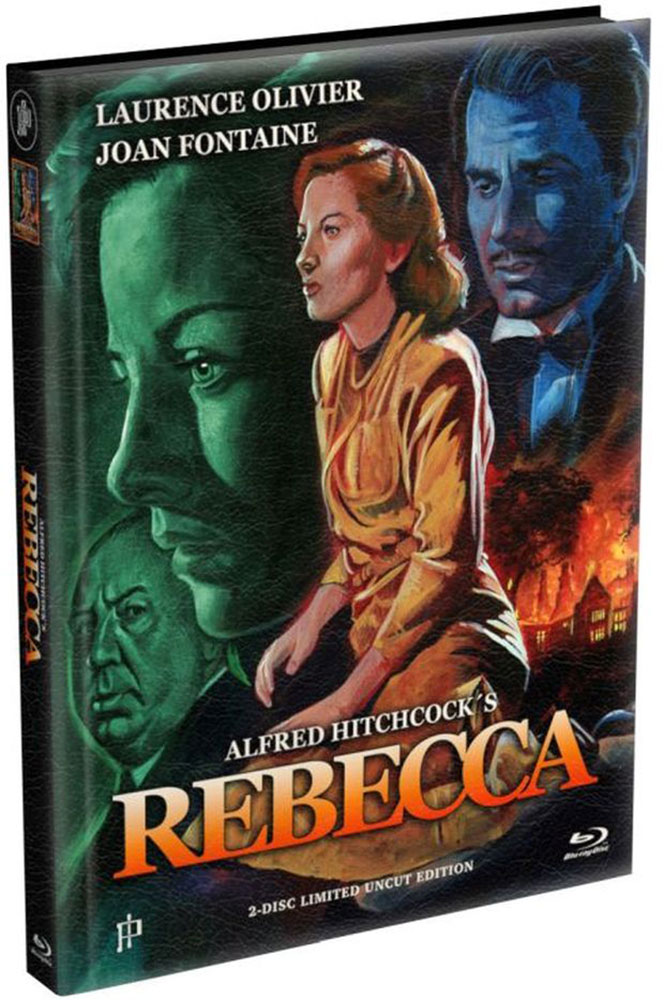 Rebecca (Blu-Ray+DVD) - Mediabook (Wattiert) - Limited 500 Edition - Alfred Hitchcock