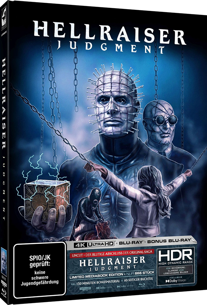 Hellraiser: Judgment (4K UHD+2Blu-Rays) - Cover C - Mediabook - Limited 666 Edition