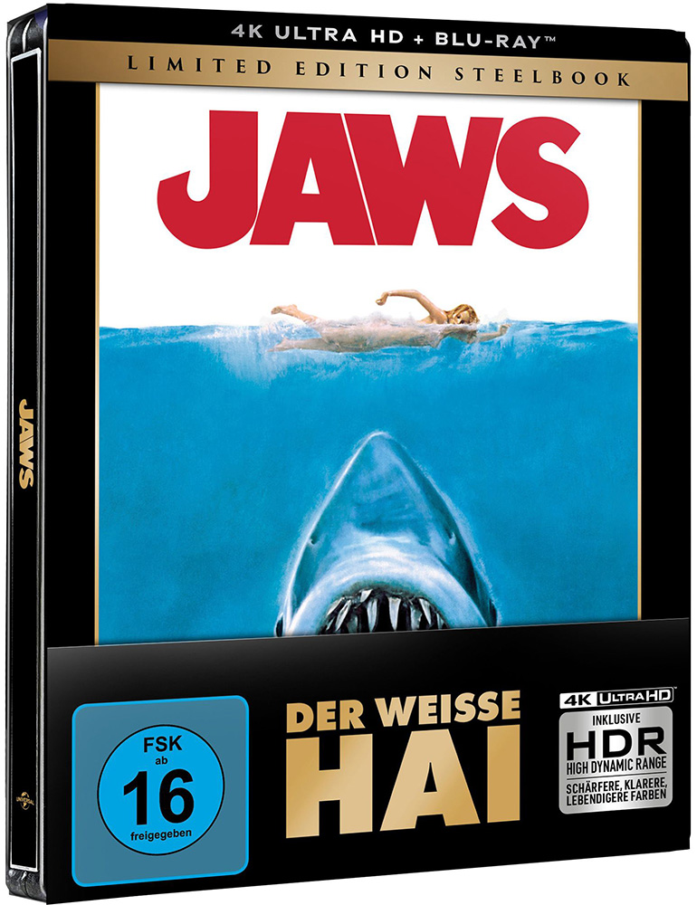 Der weiße Hai (4K UHD+2Blu-Rays) - SteelBook - Limited Edition