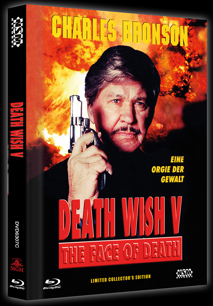 Death Wish 5 - Face of Death (Blu-Ray+DVD) - Cover C - Mediabook - Uncut - Limited 888 Edition Death Wish 5 - Face of Death (Blu-Ray+DVD) - Cover C - Mediabook - Uncut - Limited 888 Edition