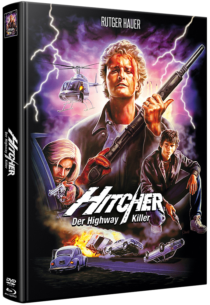 Hitcher - Der Highwaykiller (Blu-Ray) (3Discs) - Mediabook (Wattiert) - Limited 500 Edition - Uncut Hitcher - Der Highwaykiller (Blu-Ray) (3Discs) - Mediabook (Wattiert) - Limited 500 Edition - Uncut
