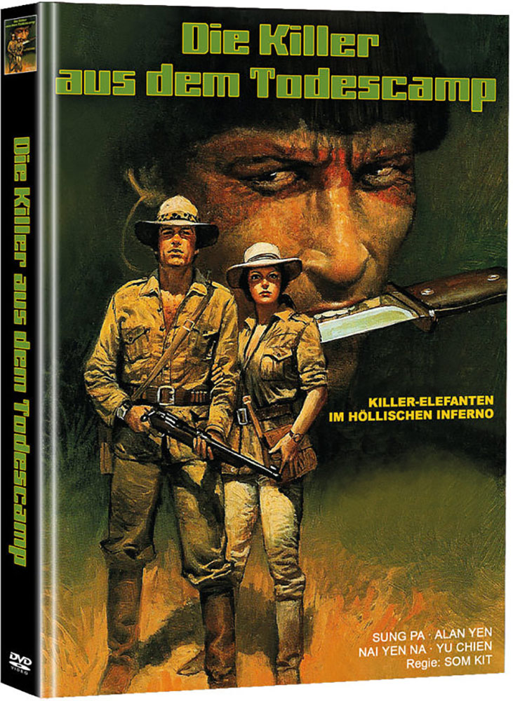 Die Killer aus dem Todescamp (Killer Elephants) (2DVD) - Cover A - Mediabook - Limited 111 Edition Die Killer aus dem Todescamp (Killer Elephants) (2DVD) - Cover A - Mediabook - Limited 111 Edition