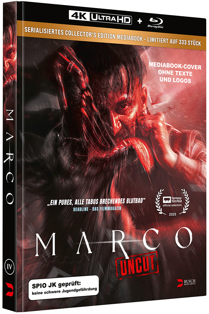 Marco (4K UHD+Blu-Ray) - Cover D - Mediabook - Limited 333 Edition