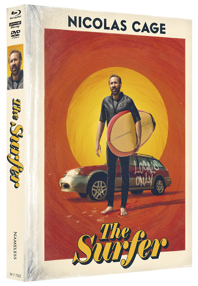 The Surfer (4K UHD+Blu-ray+DVD) - Cover A - Mediabook (Wattiert) - Limited 333 Edition The Surfer (4K UHD+Blu-ray+DVD) - Cover A - Mediabook (Wattiert) - Limited 333 Edition