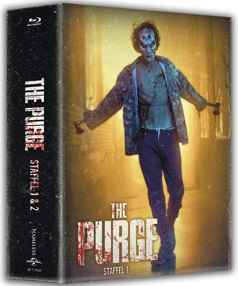 The Purge - Die Säuberung - Staffel 1 & 2 (Blu-Ray) (4Discs) - Cover B - Mediabook - Limited 333 Edition - Schuber