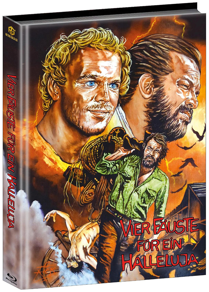 Vier Fäuste für ein Halleluja (Blu-Ray+DVD) - Cover B - Mediabook (Wattiert) - Limited 333 Edition