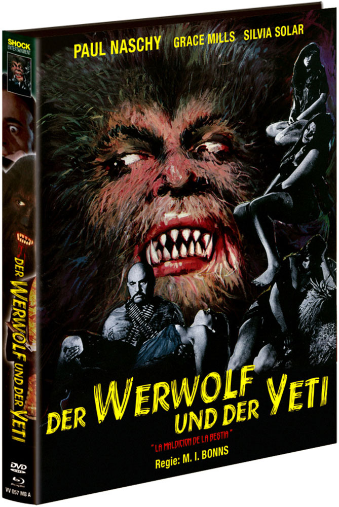Der Werwolf und der Yeti - Cover A - Mediabook - (Blu-Ray+DVD) - Limited 999 Edition
