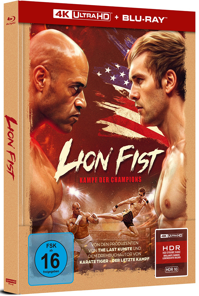 Lion Fist - Kampf der Champions (4K UHD+Blu-Ray) - Mediabook - Limited Edition