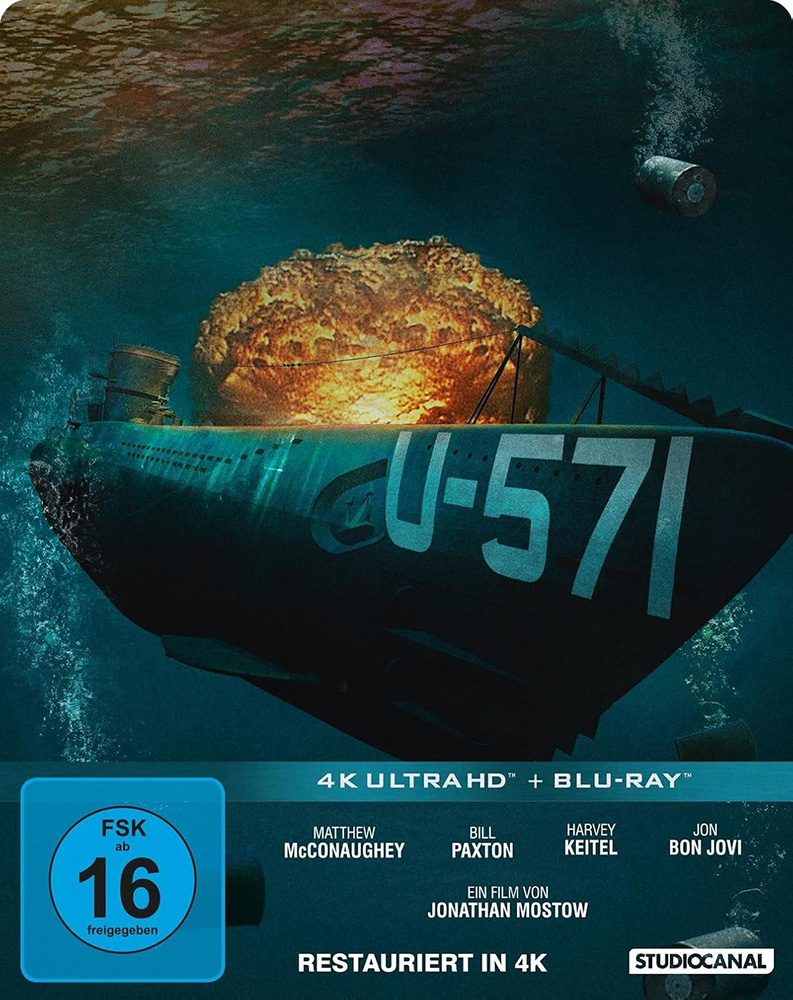 U-571 (4K UHD+Blu-Ray) - Limited Steelbook Edition U-571 (4K UHD+Blu-Ray) - Limited Steelbook Edition