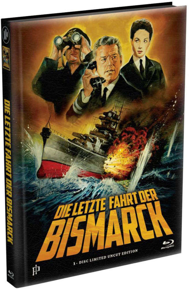 Die letzte Fahrt der Bismarck (Blu-Ray) - Mediabook (Wattiert) - Limited 333 Edition