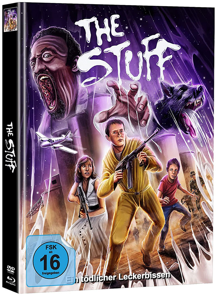 The Stuff - Ein tödlicher Leckerbissen - Cover B - Mediabook (Blu-Ray+DVD) - Limited Edition