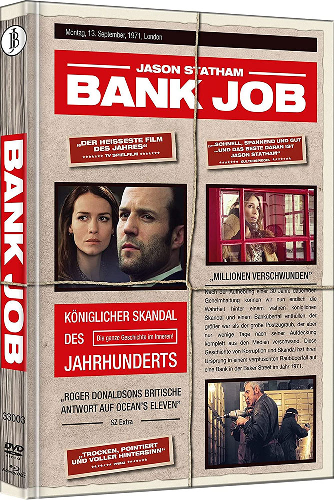 Bank Job (Blu-Ray+DVD) - Cover B - Mediabook - Limited 333 Edition Bank Job (Blu-Ray+DVD) - Cover B - Mediabook - Limited 333 Edition