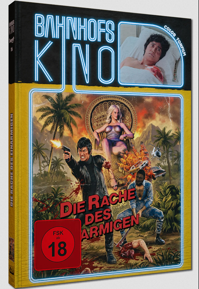 Die Rache des Einarmigen (Blu-Ray+2DVDs) - Cover B - Mediabook - Limited 444 Edition