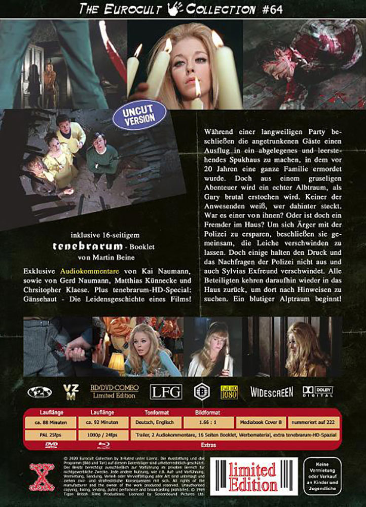 Gänsehaut - The Haunted House Of Horror (Blu-Ray+DVD) - Cover B - Mediabook - Limited 222 Edition