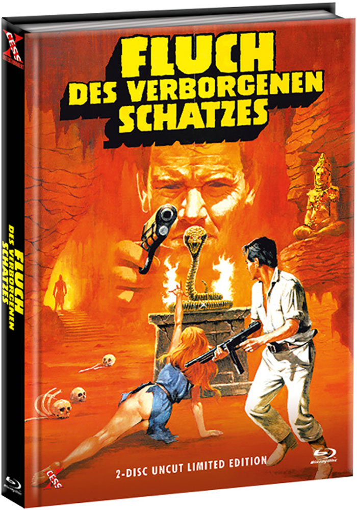 Fluch des verborgenen Schatzes (Blu-Ray+DVD) - Cover A - Limited 666 Edition - Mediabook