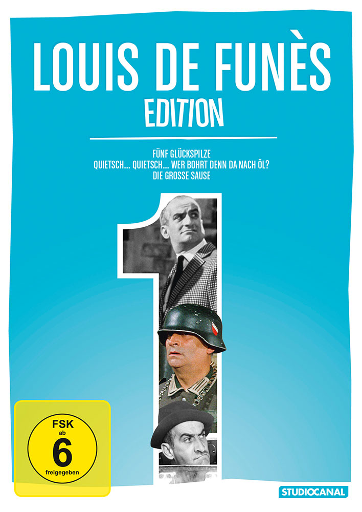 Louis de Funes Edition 1 (3DVD) (Die große Sause, Die fünf Glückspilze & Quietsch…quietsch)
