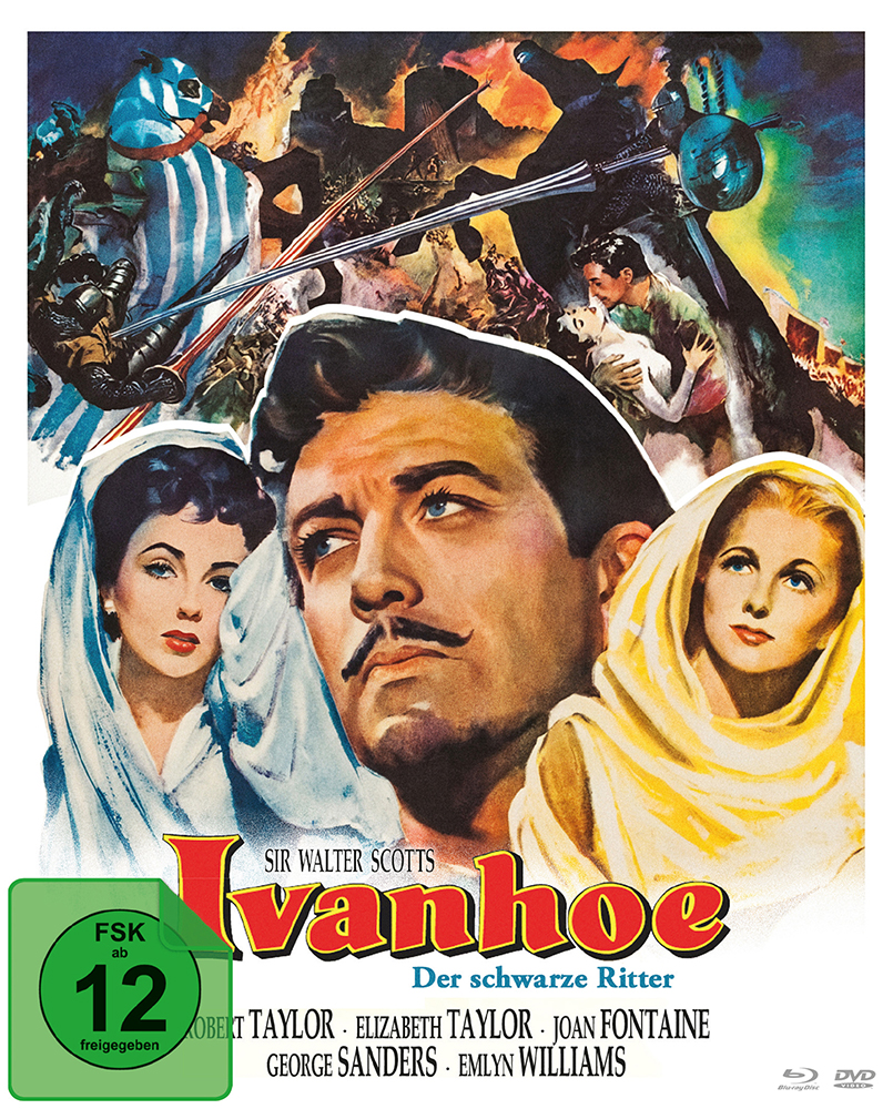 Ivanhoe - Der schwarze Ritter  (Blu-Ray+DVD) - Digipack
