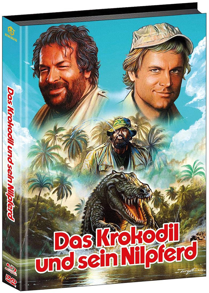 Das Krokodil und sein Nilpferd - Cover A - Mediabook (Wattiert) (Blu-Ray+DVD) - Limited 444 Edition