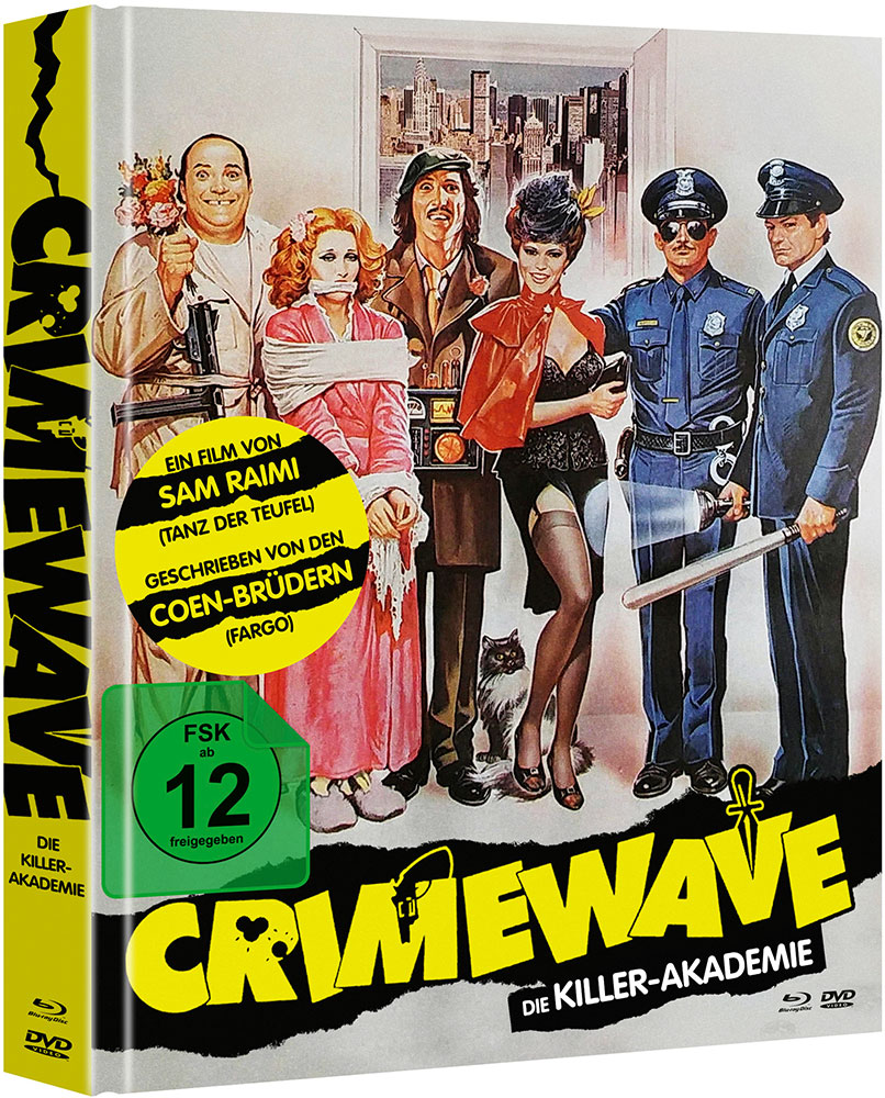 Crimewave - Die Killer-Akademie (Blu-Ray+DVD) - Cover B - Mediabook