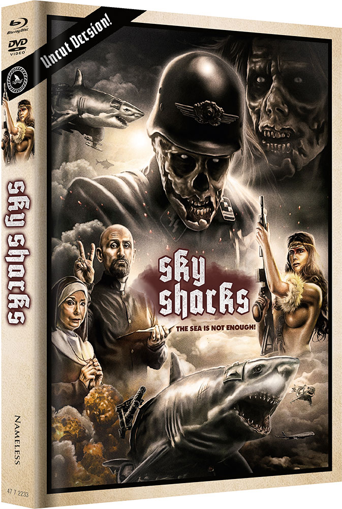 Sky Sharks - Cover C - Mediabook (Blu-Ray+DVD) (4Discs) - Limited 500 Edition Sky Sharks - Cover C - Mediabook (Blu-Ray+DVD) (4Discs) - Limited 500 Edition