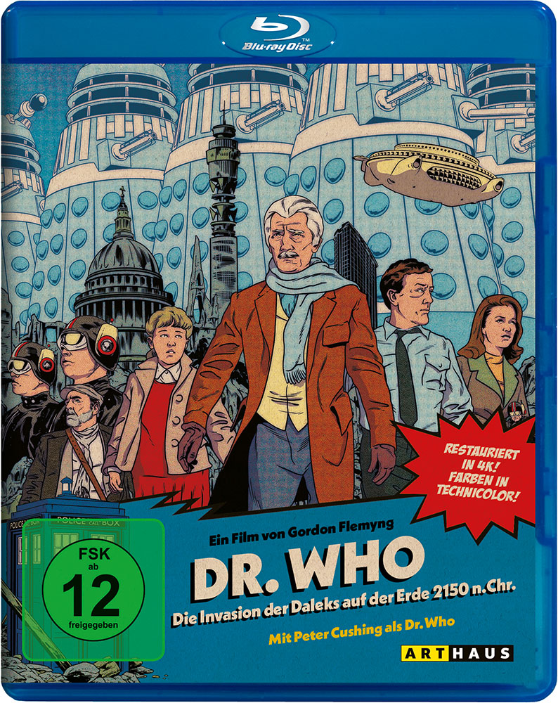 Dr. Who: Die Invasion der Daleks auf der Erde 2150 n. Chr. (Blu-Ray) - 4K Remastered