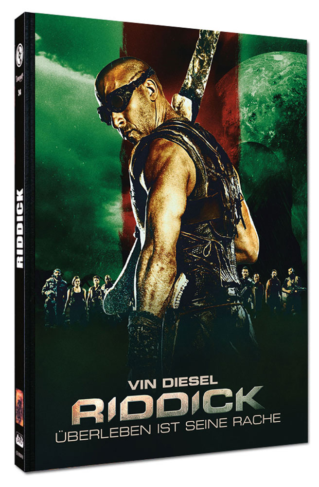 Riddick - Überleben ist seine Rache - Cover D - Mediabook (Blu-Ray+DVD) - Limited 222 Edition Riddick - Überleben ist seine Rache - Cover D - Mediabook (Blu-Ray+DVD) - Limited 222 Edition