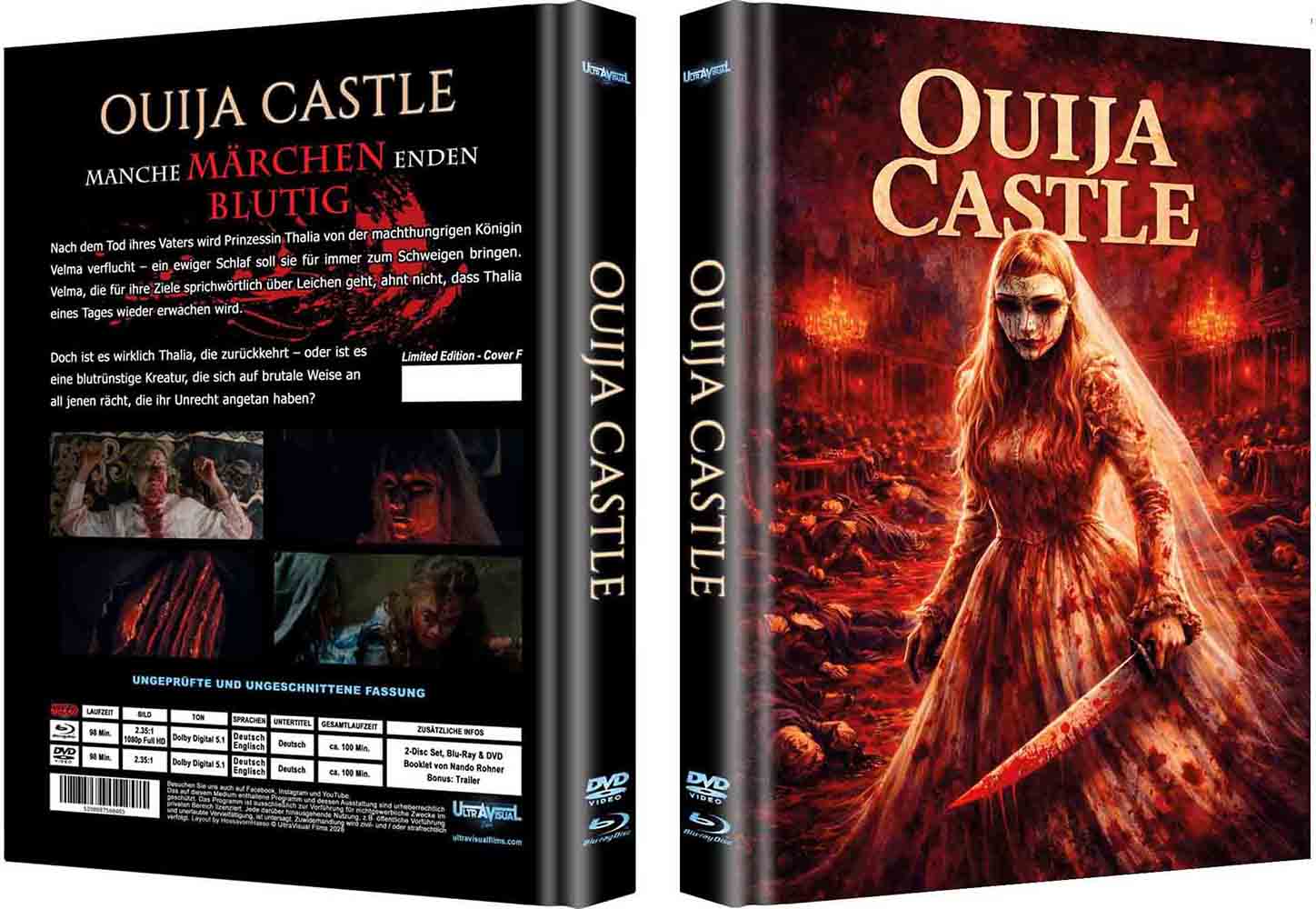 Ouija Castle (Blu-Ray+DVD) - Cover F - Mediabook - Limited 100 Edition - Uncut