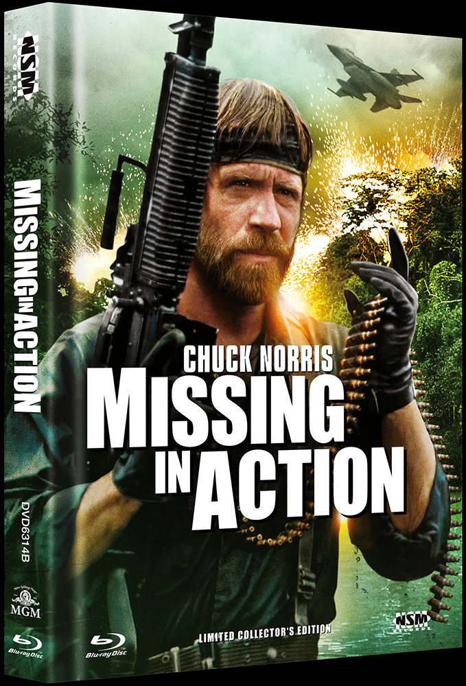 Missing in Action 1 (Blu-Ray+DVD) - Cover B - Mediabook - Uncut - Limited 333 Edition