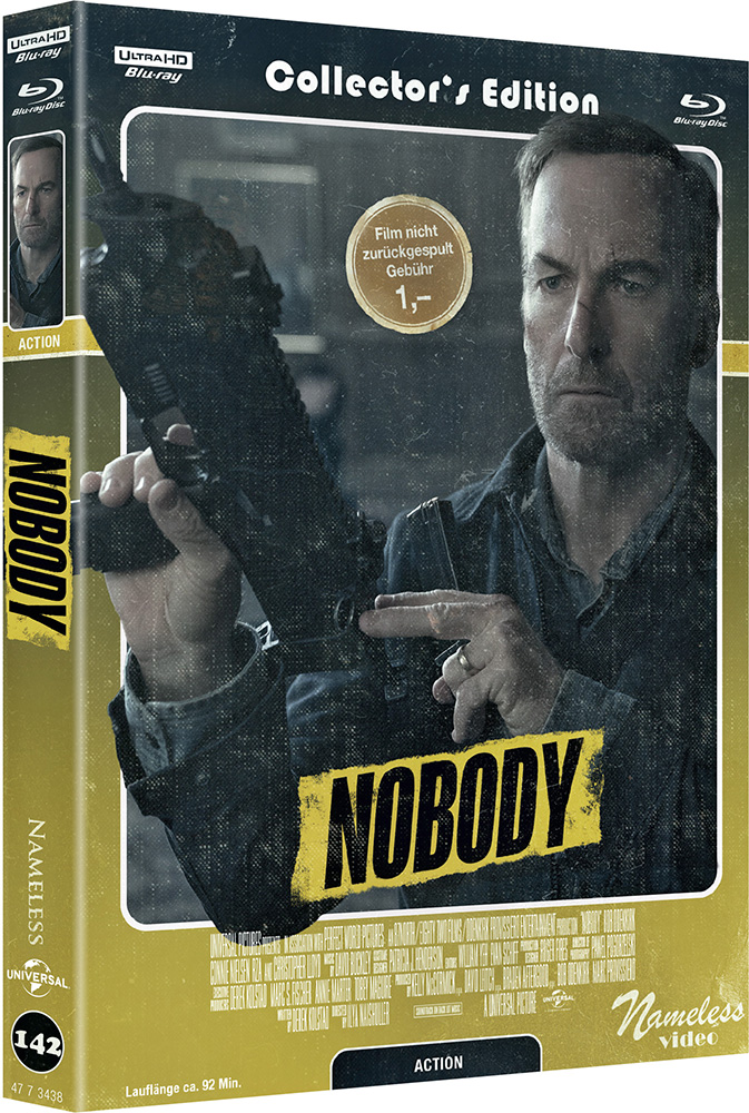 Nobody (4K UHD+Blu-ray) - Cover C - Mediabook - Limited 333 Edition Nobody (4K UHD+Blu-ray) - Cover C - Mediabook - Limited 333 Edition
