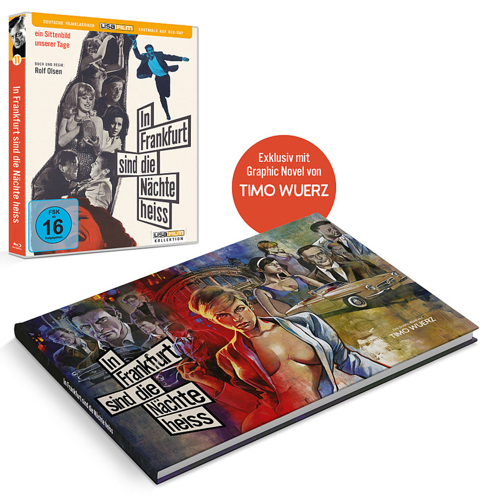 In Frankfurt sind die Nächte heiß (Blu-Ray) - Limited Edition mit Buch