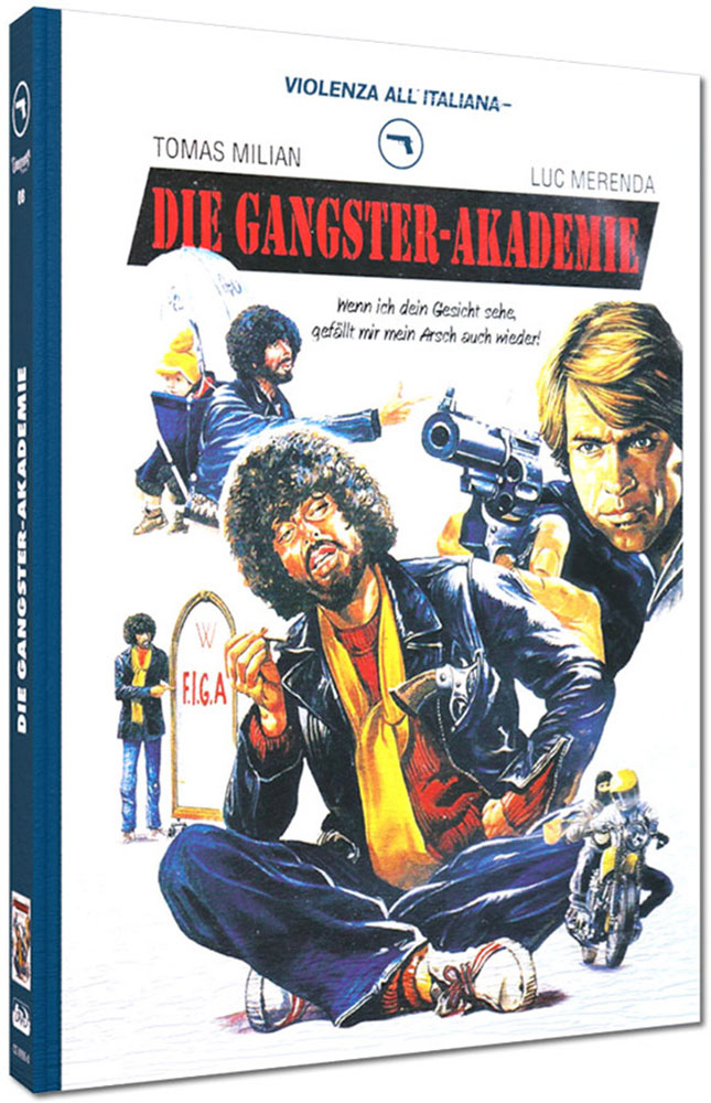 Die Gangster-Akademie - Cover A - Mediabook (Blu-Ray+DVD) - Limited 250 Edition Die Gangster-Akademie - Cover A - Mediabook (Blu-Ray+DVD) - Limited 250 Edition