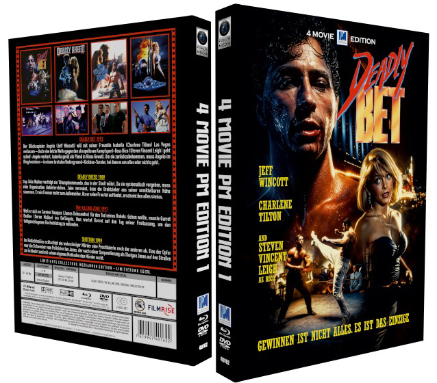 Deadly Bet - Mediabook (Blu-Ray) - Limited 155 Edition - 4 Movie PM Edition #1