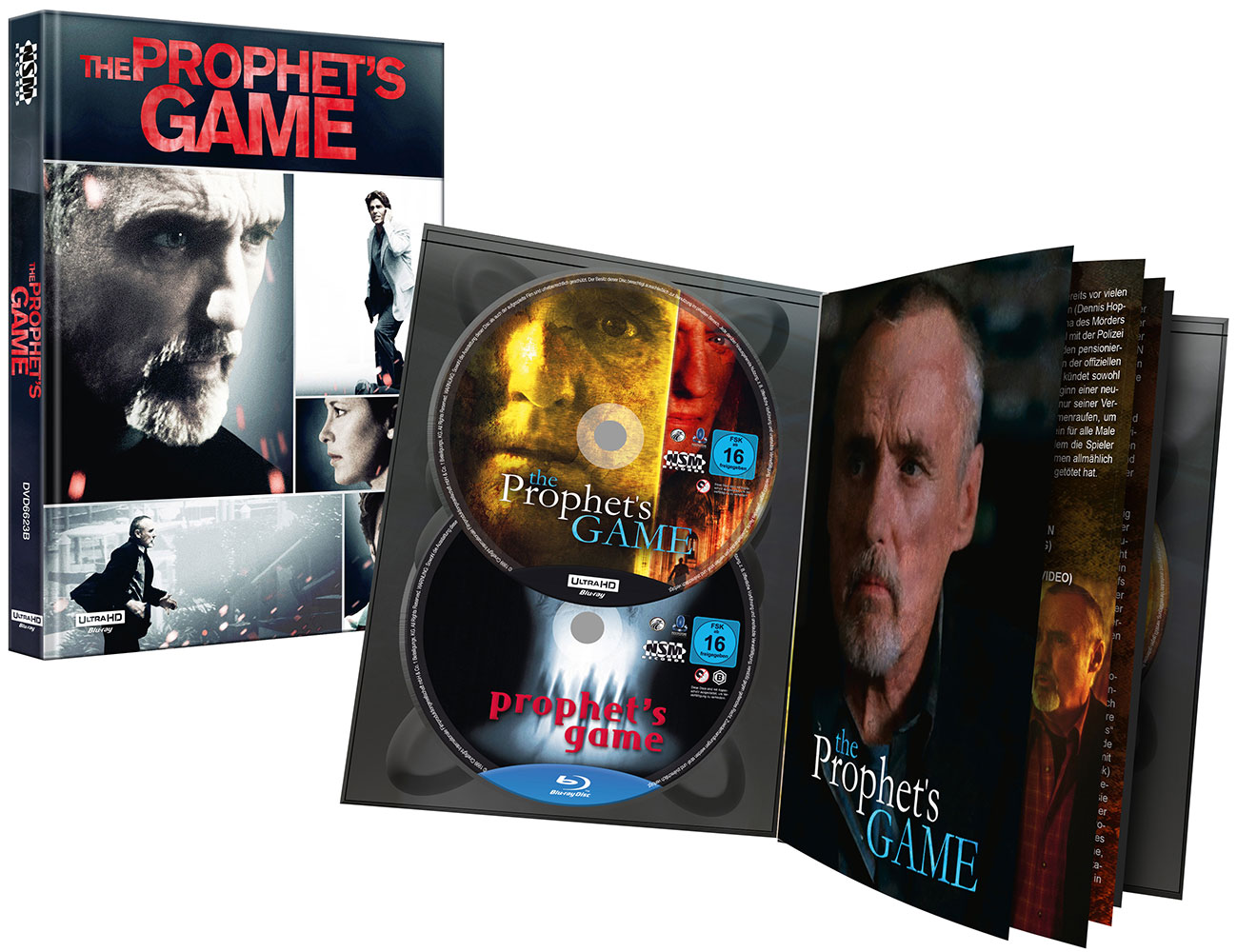 Prophets Game - Im Netz des Todes (4K UHD+Blu-Ray+DVD) - Cover B - Mediabook - Limited 66 Edition