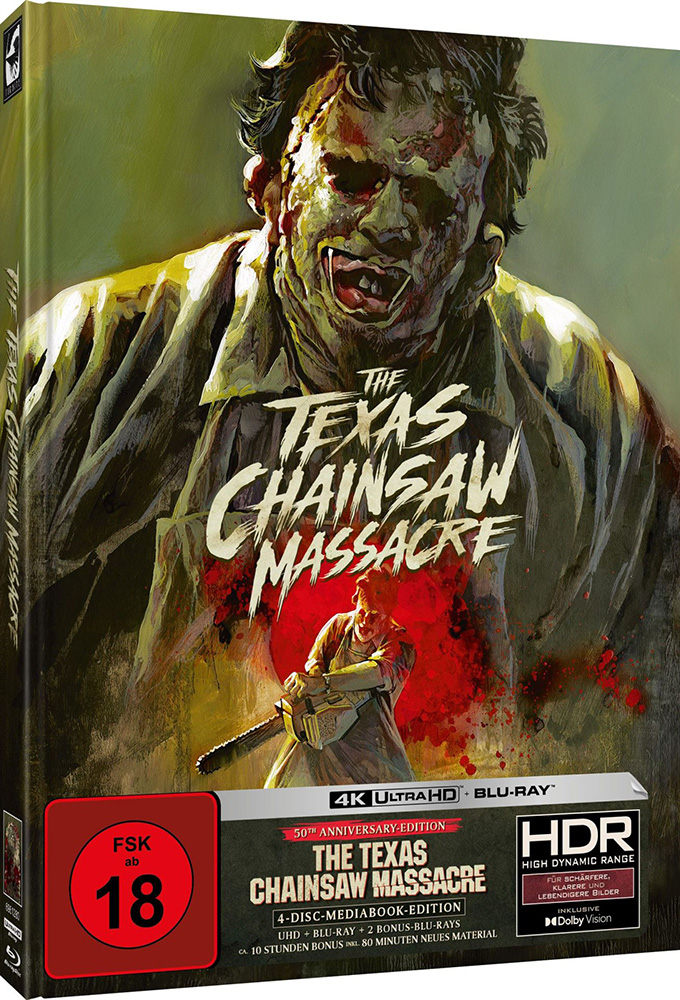 The Texas Chainsaw Massacre (4K UHD+Blu-Ray) (4Discs) - Cover A - Mediabook - Limited Edition The Texas Chainsaw Massacre (4K UHD+Blu-Ray) (4Discs) - Cover A - Mediabook - Limited Edition