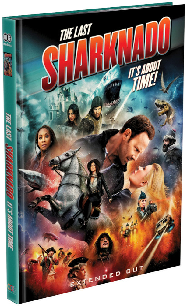 Sharknado 6 - The Last Sharknado - Its About Time - Extended Cut - Mediabook (Blu-Ray+DVD) - Limited 999 Edition
