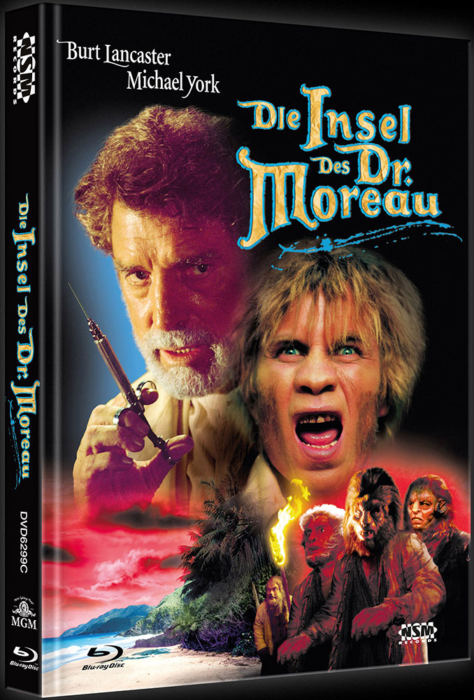 Die Insel des Dr. Moreau (Blu-Ray+DVD) - Cover C - Mediabook - Limited 222 Edition