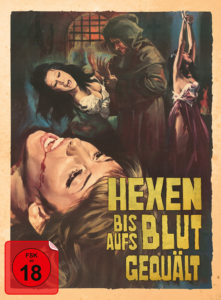 Hexen bis aufs Blut gequält (4K UHD+3Blu-Rays) - Cover E - Mediabook - Limited 444 Edition
