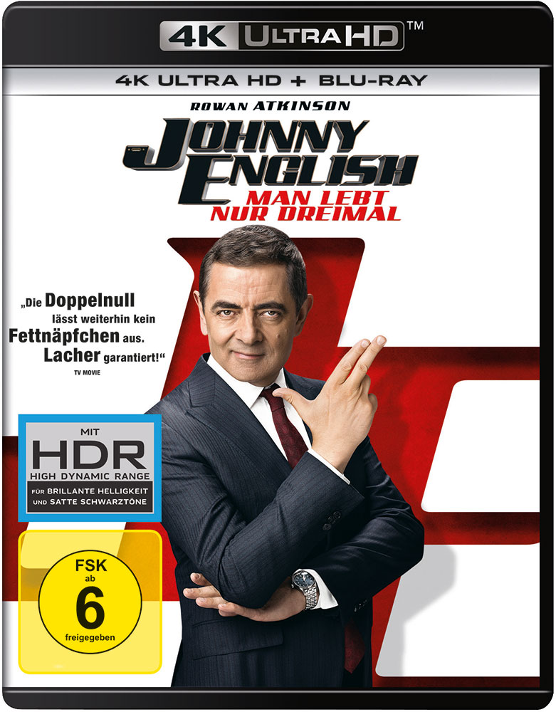 Johnny English - Man lebt nur dreimal (4K UHD+Blu-Ray)