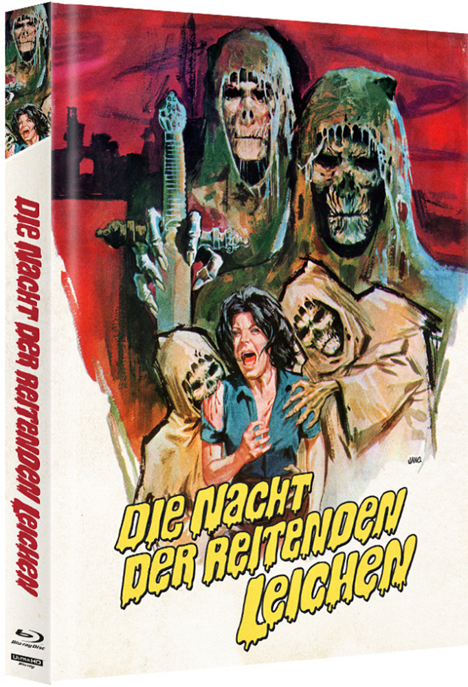 Die Nacht der reitenden Leichen (4K UHD+Blu-Ray) - Cover B - Mediabook - Limited 500 Edition