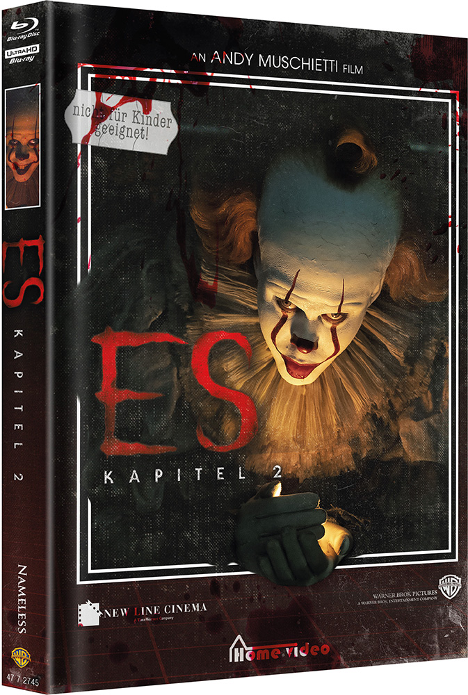 Es: Kapitel 2  - Cover C - Mediabook (4K UHD+2Blu-Ray) - Limited 600 Edition