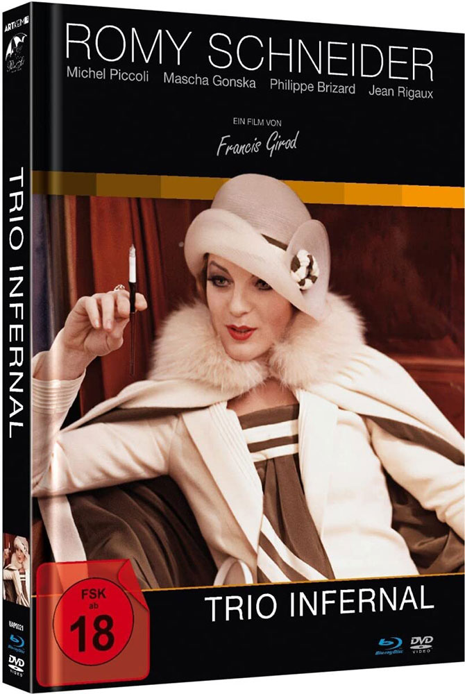 Trio Infernal (Blu-Ray+DVD) - Mediabook - Kinofassung & Langfassung - Romy Schneider Trio Infernal (Blu-Ray+DVD) - Mediabook - Kinofassung & Langfassung - Romy Schneider
