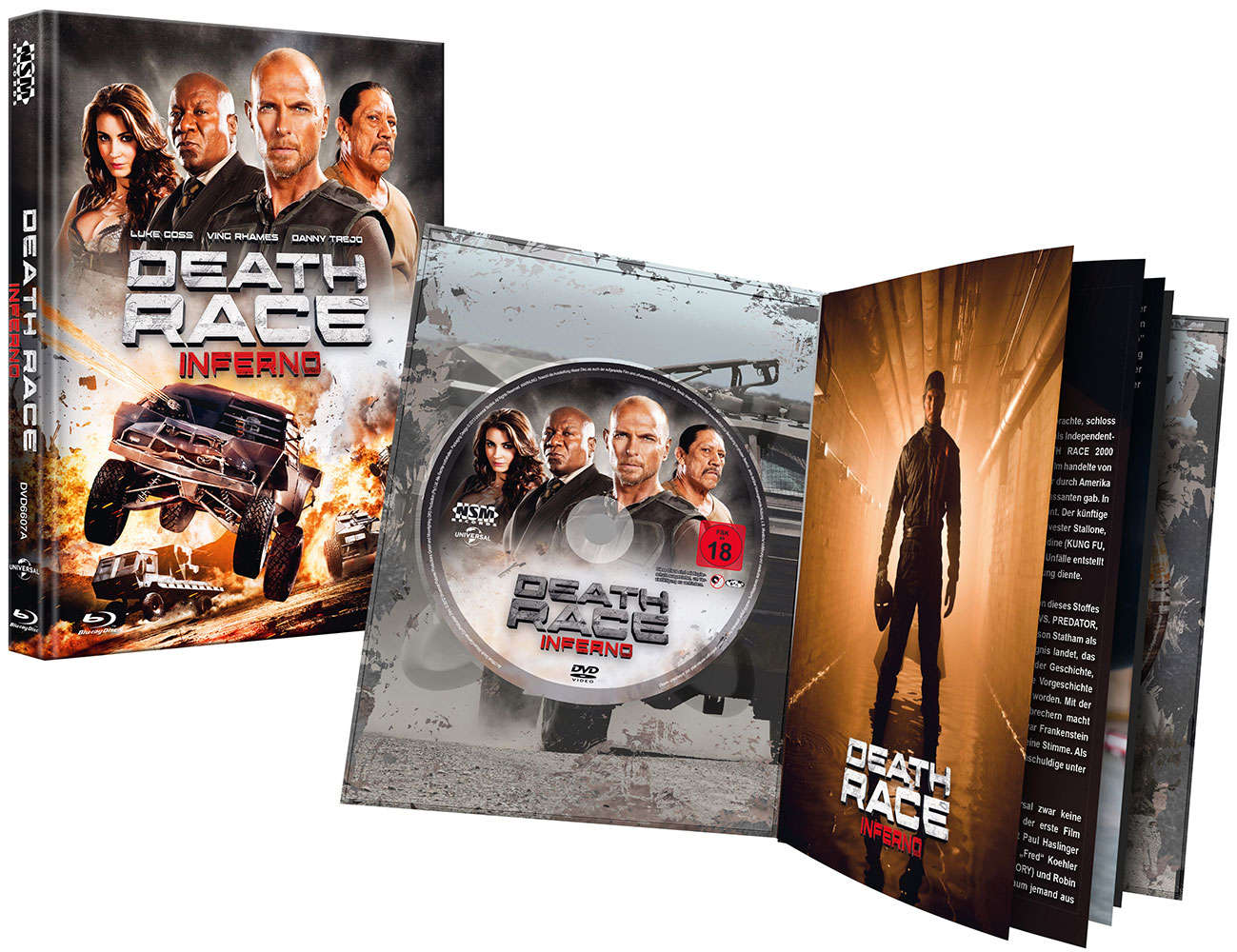 Death Race 3: Inferno (Blu-Ray+DVD) - Cover A - Mediabook - Limited 250 Edition - Uncut Death Race 3: Inferno (Blu-Ray+DVD) - Cover A - Mediabook - Limited 250 Edition - Uncut
