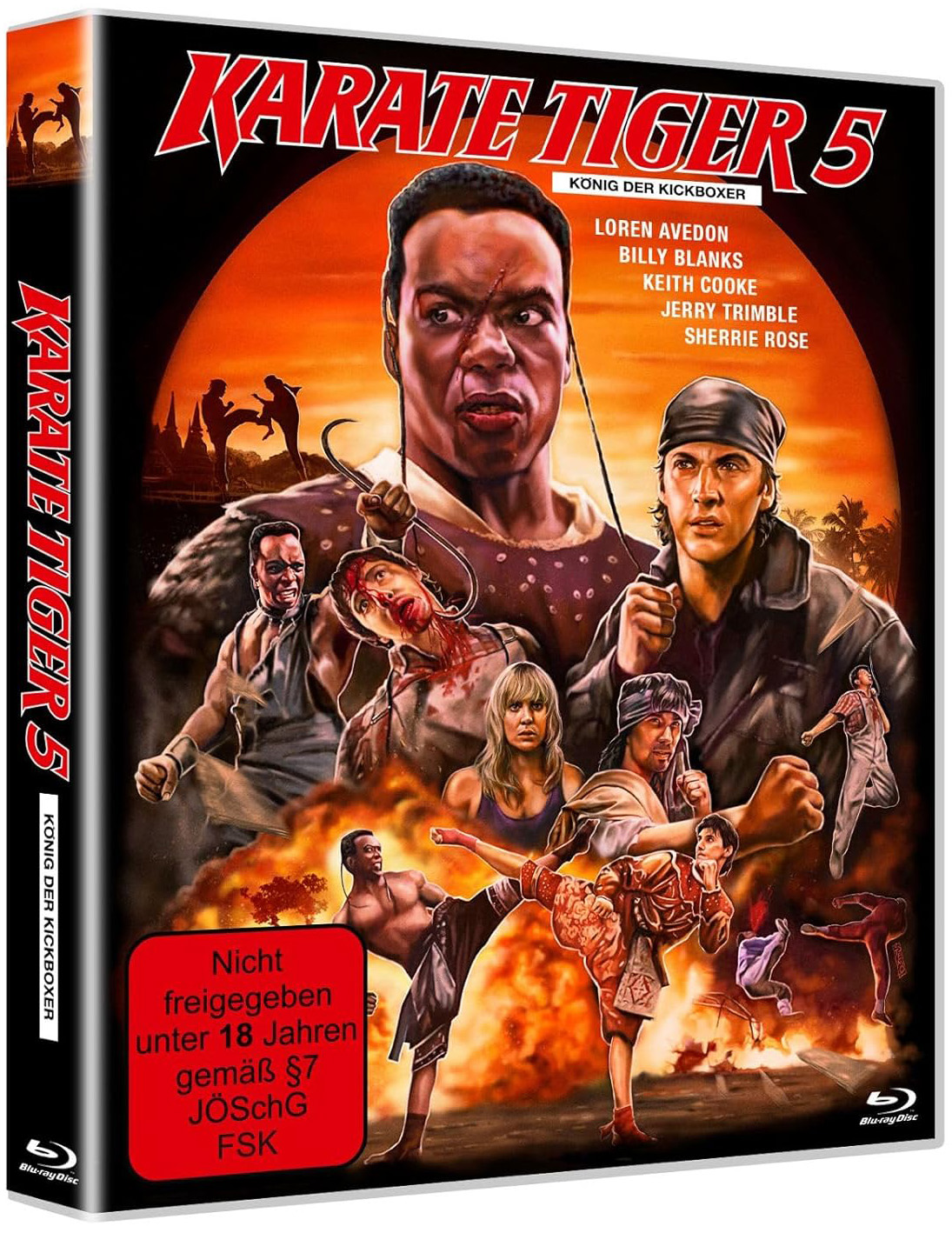 Karate Tiger 5 - König der Kickboxer (Blu-Ray) - Scanavo Case
