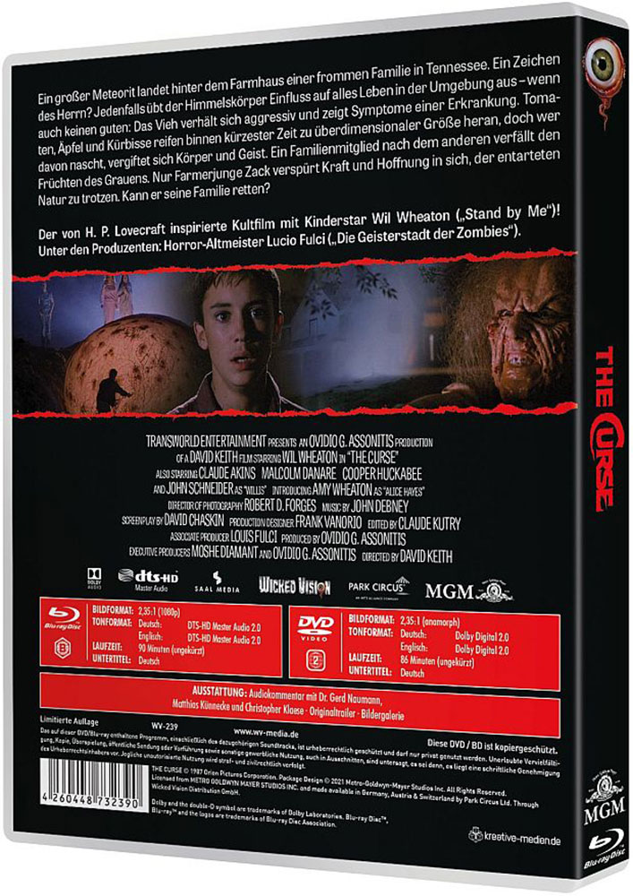 The Curse (Blu-Ray+DVD) - Limited Edition The Curse (Blu-Ray+DVD) - Limited Edition